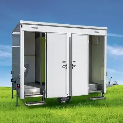 Toilettenwagen Picolo 2 mit zwei Damen-WCs zum Mieten